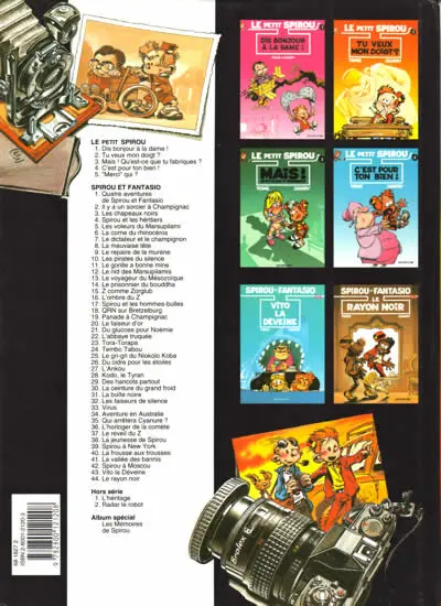 Verso de l'album Le Petit Spirou Tome 5 Merci qui ?