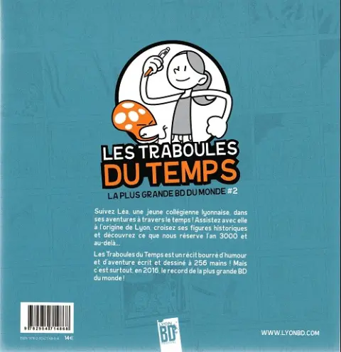 Verso de l'album La Plus grande BD du monde Tome 2 Les traboules du temps