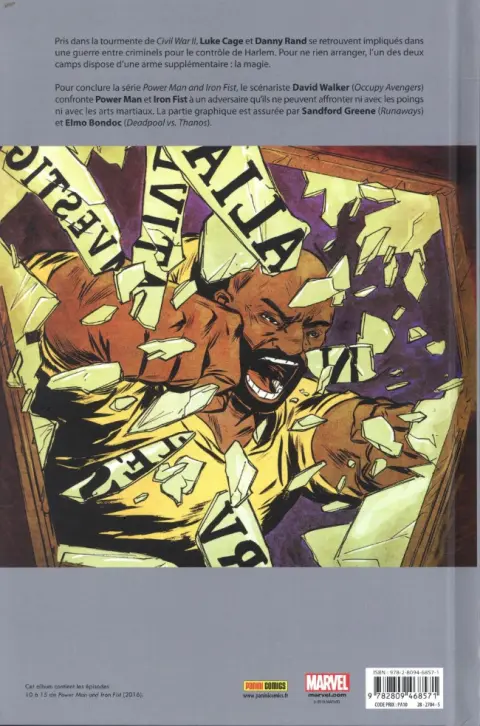 Verso de l'album Power Man & Iron Fist Tome 3