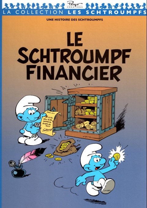 Couverture de l'album Les Schtroumpfs Tome 9 Le Schtroumpf financier
