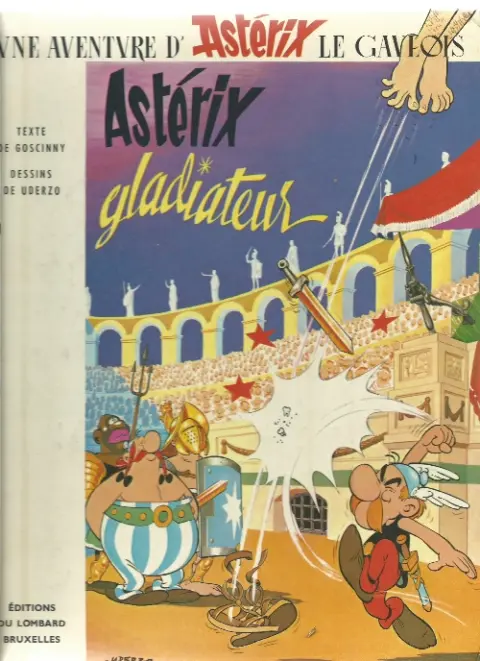 Couverture de l'album Astérix Tome 4 Astérix gladiateur