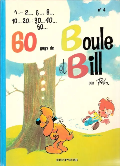 Couverture de l'album Boule & Bill Tome 4 60 gags de Boule et Bill