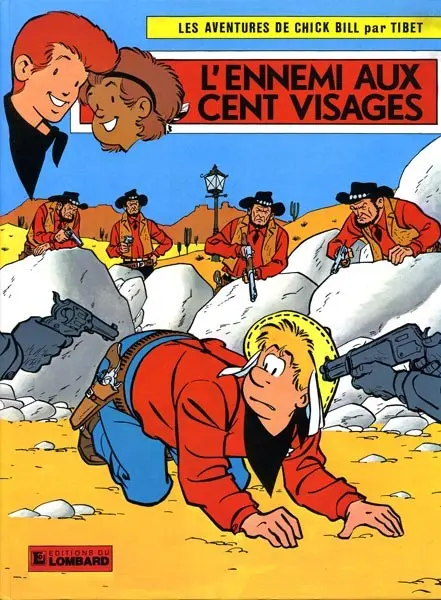 Couverture de l'album Chick Bill Tome 8 L'ennemi aux cent visages