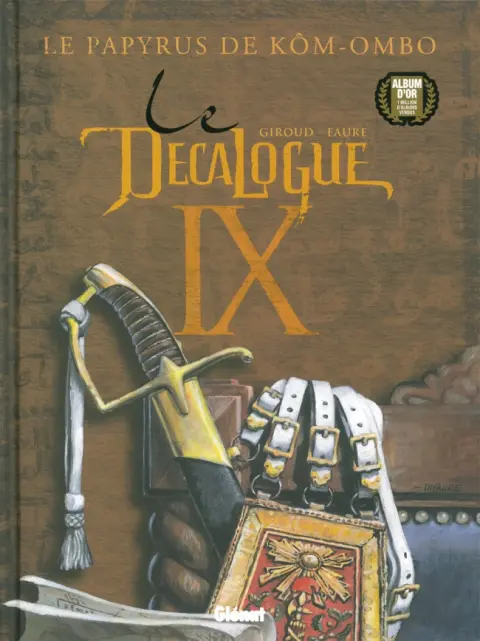Couverture de l'album Le Décalogue Tome 9 Le papyrus de Kôm-Ombo