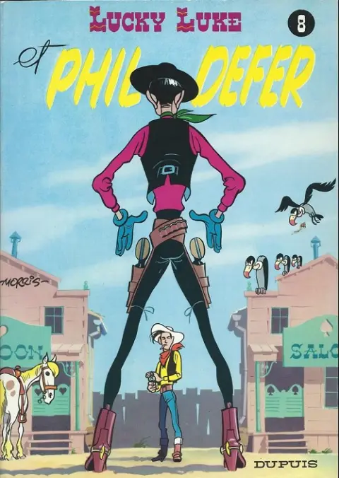 Couverture de l'album Lucky Luke Tome 8 Lucky Luke et Phil Defer