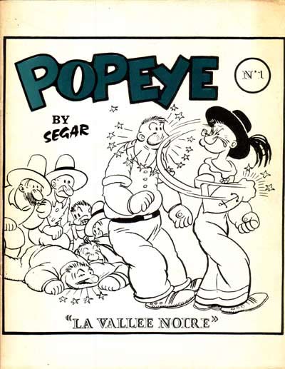 Couverture de l'album Popeye Futuropolis N° 1 La vallée noire