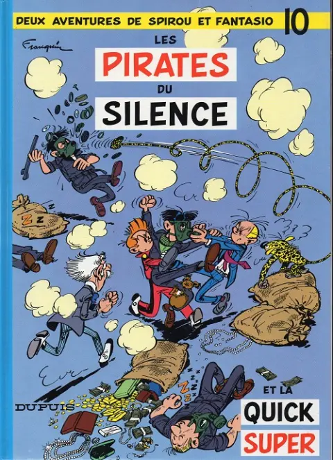 Couverture de l'album Spirou et Fantasio Tome 10 Les pirates du silence