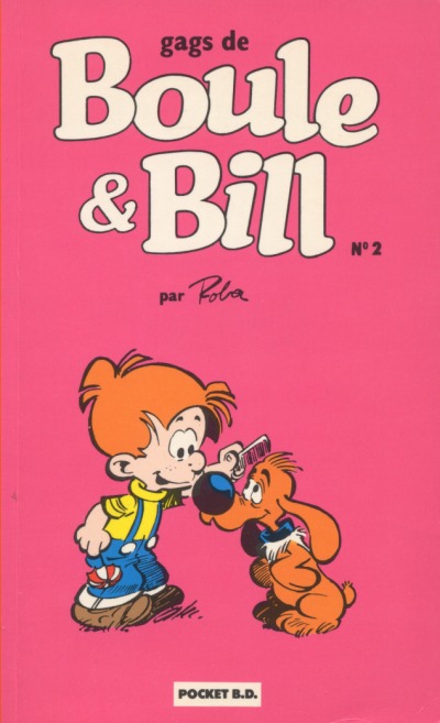 Couverture de l'album Boule et Bill Pocket BD N° 2 Gags de Boule & Bill