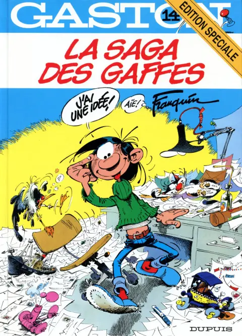 Couverture de l'album Gaston Tome 14 La saga des gaffes