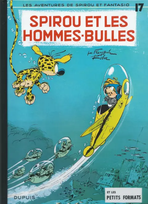 Couverture de l'album Spirou et Fantasio Tome 17 Spirou et les hommes-bulles
