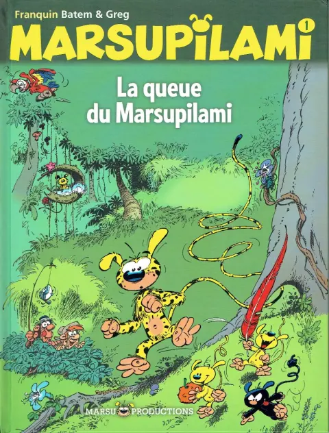 Couverture de l'album Marsupilami Tome 1 La queue du marsupilami