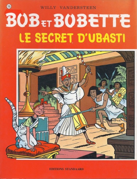 Couverture de l'album Bob et Bobette Tome 155 Le Secret d'Ubasti