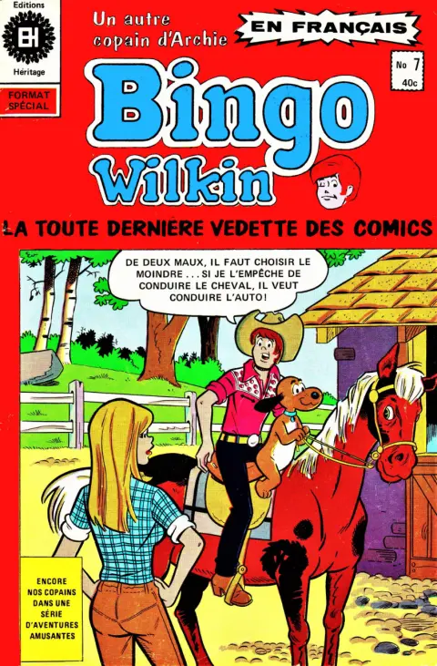 Bingo Wilkin Tome 7 Un léger contretemps