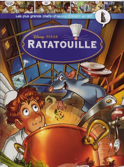 Couverture de l'album Les plus grands chefs-d'œuvre Disney en BD Tome 1 Ratatouille