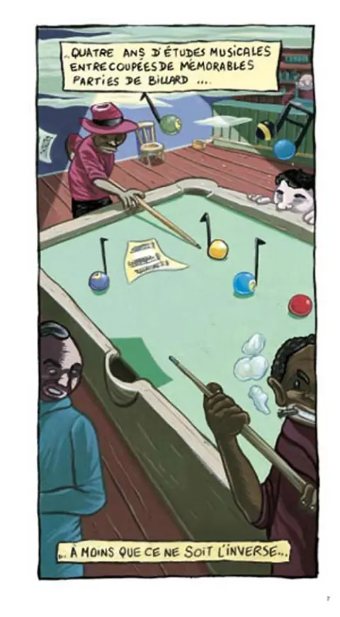 Planche de l'album BD Jazz Charlie Christian