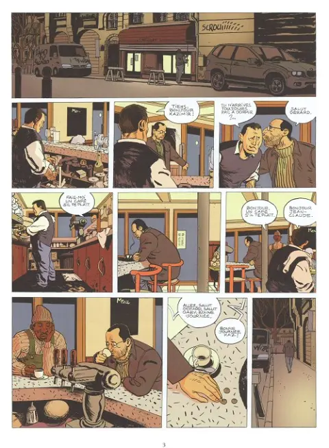 Planche de l'album Les Carrés - Une enquête de Kazimir Tome 1 Carré noir