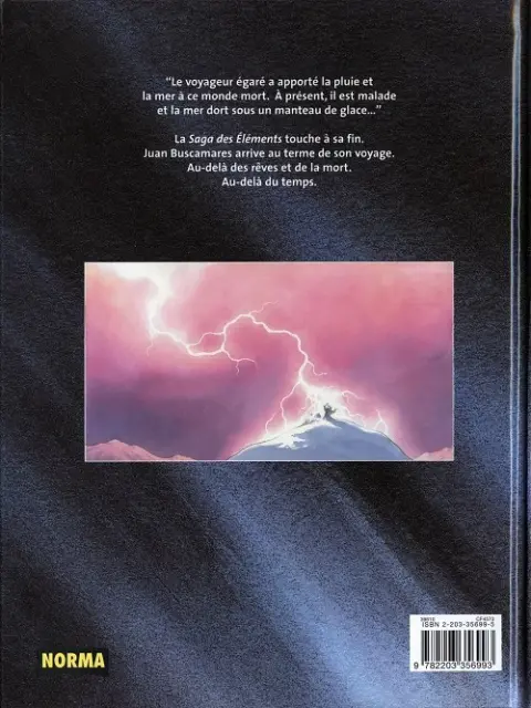 Verso de l'album Les Quatre voyages de Juan Buscamares Tome 4 Le feu