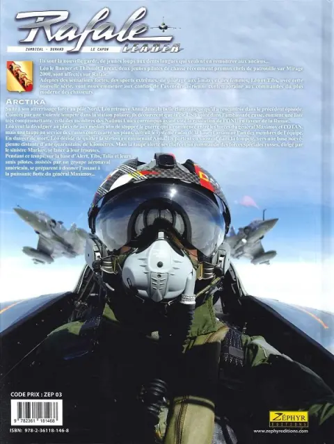 Verso de l'album Rafale leader Tome 4 Arctika