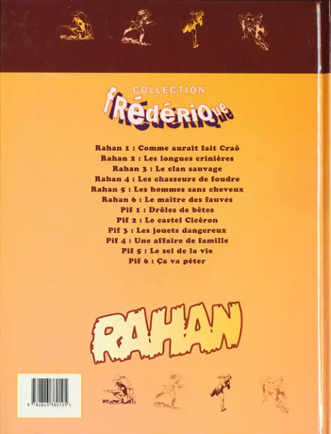 Verso de l'album Rahan Tome 5 Les hommes sans cheveux