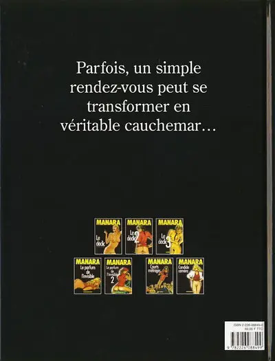 Verso de l'album Rendez-vous fatal