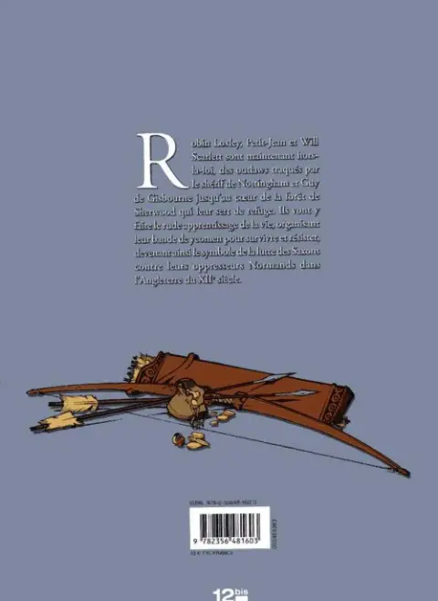 Verso de l'album Robin Tome 2 Outlaws