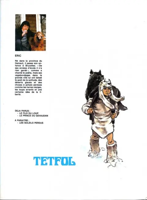 Verso de l'album Tetfol Tome 2 Le prince du Gévaudan