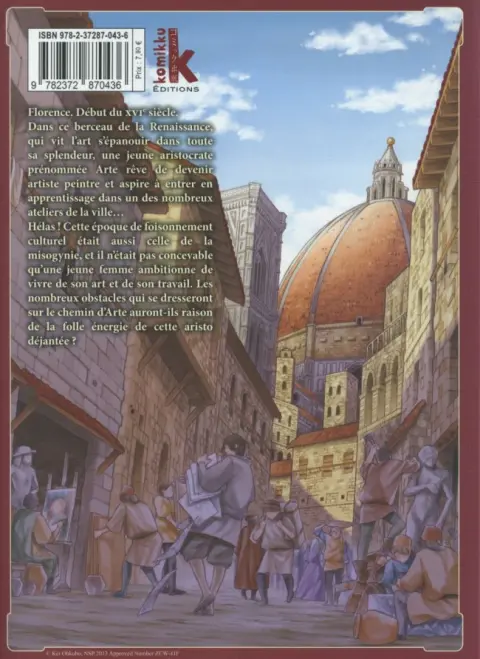 Verso de l'album Arte 1