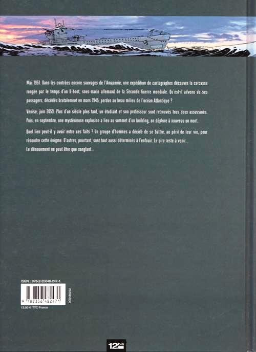 Verso de l'album U-Boot Tome 1 Docteur Mengel