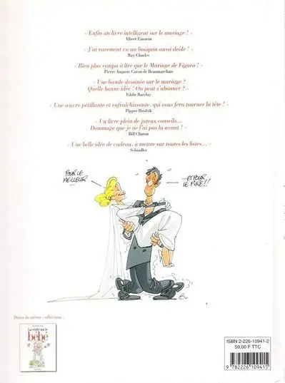 Verso de l'album La Vérité sur... Tome 1 Le mariage