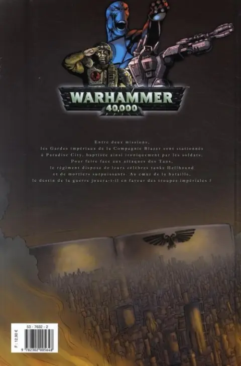 Verso de l'album Warhammer 40,000 6 Les Terres brûlées