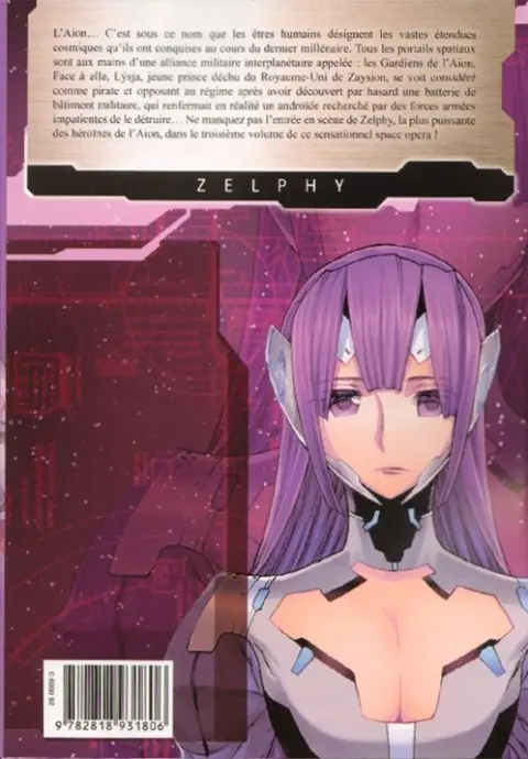 Verso de l'album Zelphy 3