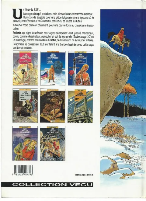 Verso de l'album Les Aigles décapitées Tome 2 l'héritier sans nom