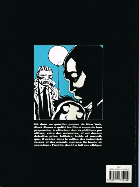 Verso de l'album Alack Sinner Tome 3 Rencontres