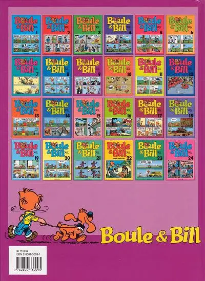 Verso de l'album Boule & Bill Tome 9