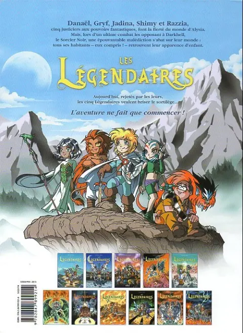 Verso de l'album Les Légendaires Tome 4 Le réveil du Kréa-Kaos