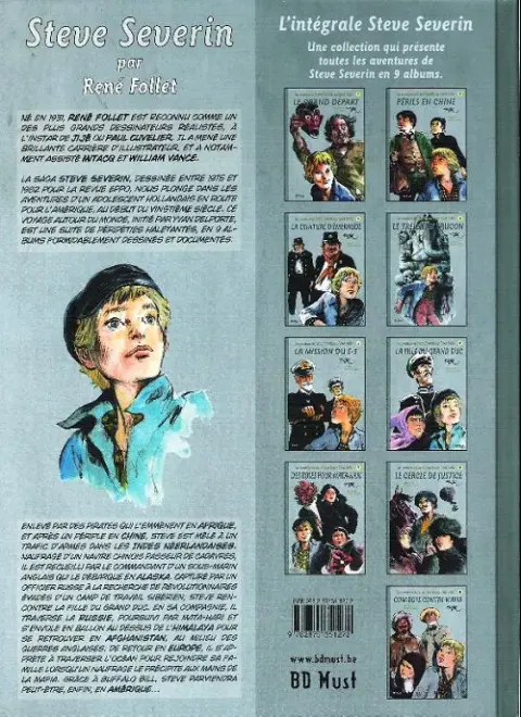Verso de l'album Les aventures de Steve Severin Tome 3 La ceinture d'émeraude