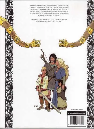 Verso de l'album Thorgal Tome 5 Au-delà des ombres
