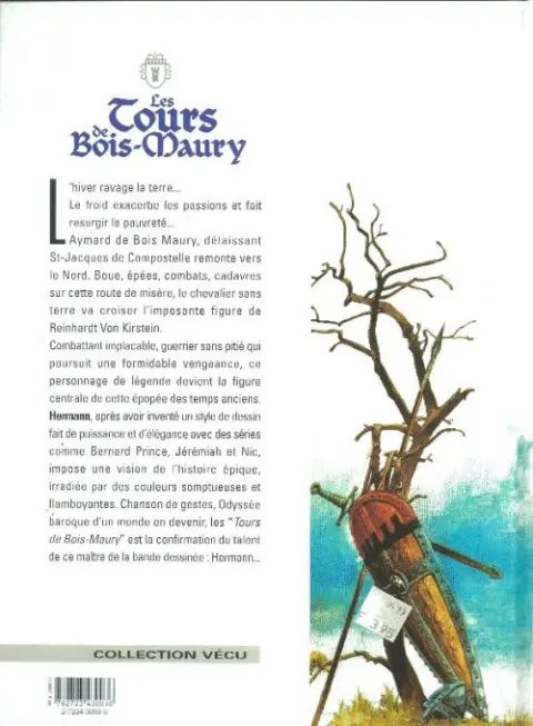 Verso de l'album Les Tours de Bois-Maury Tome 4 Reinhardt