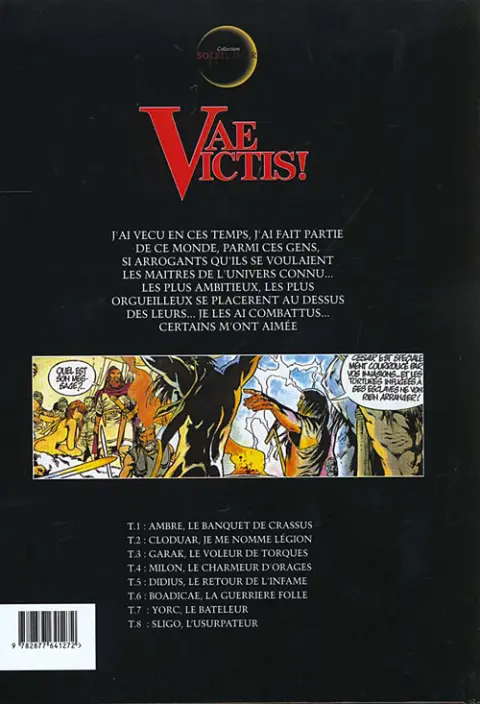 Verso de l'album Vae Victis ! Tome 3 Garak, le voleur de torques