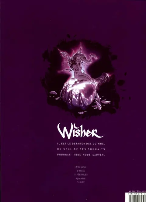 Verso de l'album Wisher Tome 1 Nigel