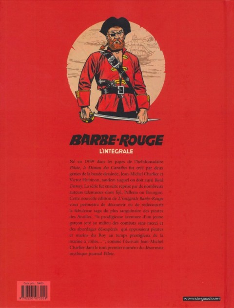 Verso de l'album Barbe-Rouge L'intégrale (Nouvelle édition) Tome 4 La Fin du Faucon Noir