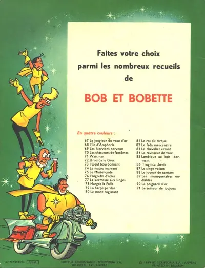 Verso de l'album Jérôme Tome 20 Le chasseur de trésors