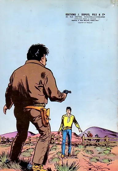 Verso de l'album Jerry Spring Tome 13 Pancho hors la loi