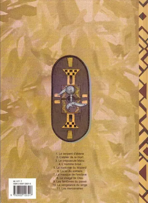 Verso de l'album Les aventures de Jimmy Tousseul Tome 11 Les mercenaires