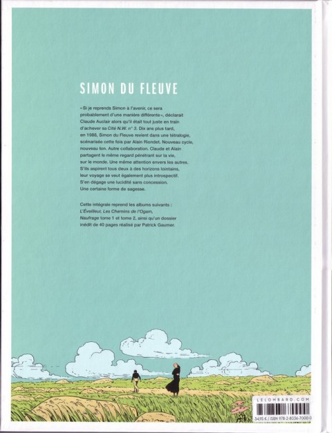 Verso de l'album Simon du Fleuve Intégrale 3
