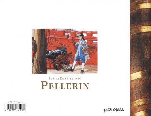 Verso de l'album Sur la dunette avec Pellerin