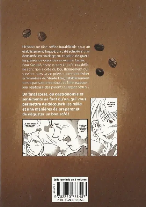Verso de l'album Café Dream 5