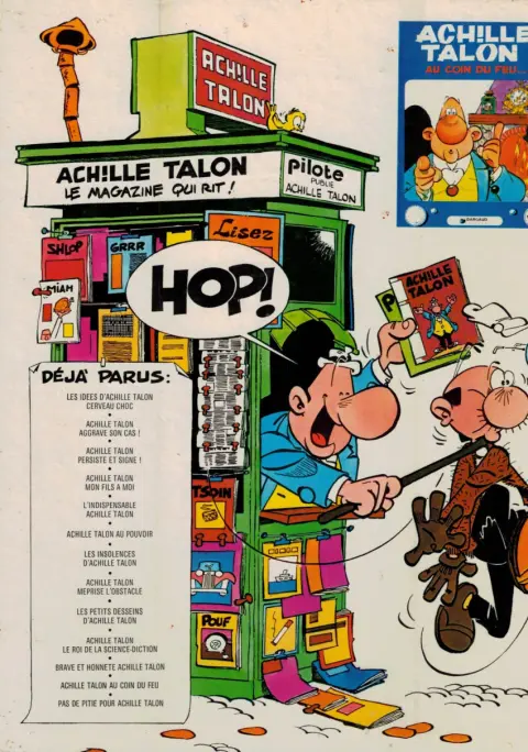 Verso de l'album Achille Talon Tome 12 Au coin du feu