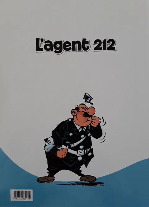 Verso de l'album L'Agent 212 Tome 8 Pas de panique