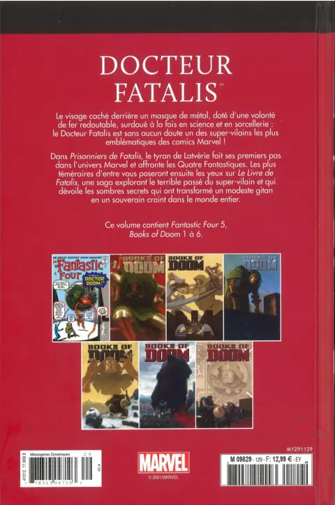 Verso de l'album Le meilleur des Super-Héros Marvel Tome 129 Docteur Fatalis